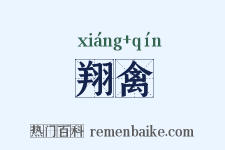 翔禽是什么意思的图片